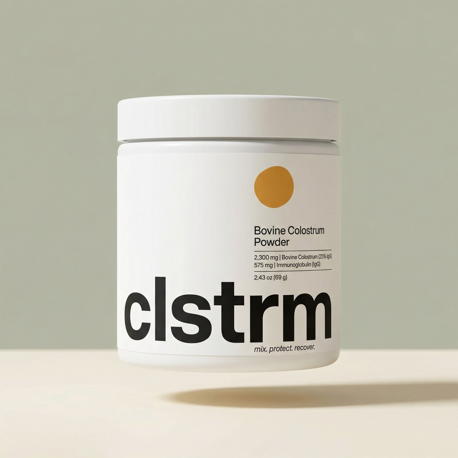 clstrm — Bovine colostrum powder